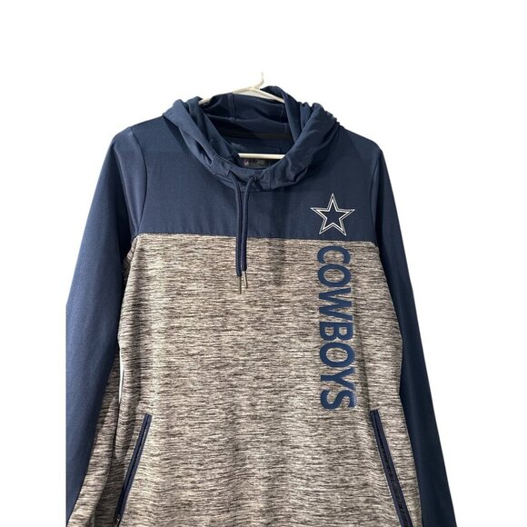 NFL Team Apparel Womens Dallas Cowboys Hooded Sweatshirt Size S, Pre-Own EUC - Picture 3 of 9